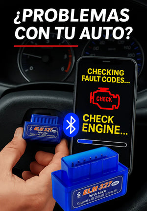 Mini Escáner para Carros | Escanea y Detecta Fallas en Segundos